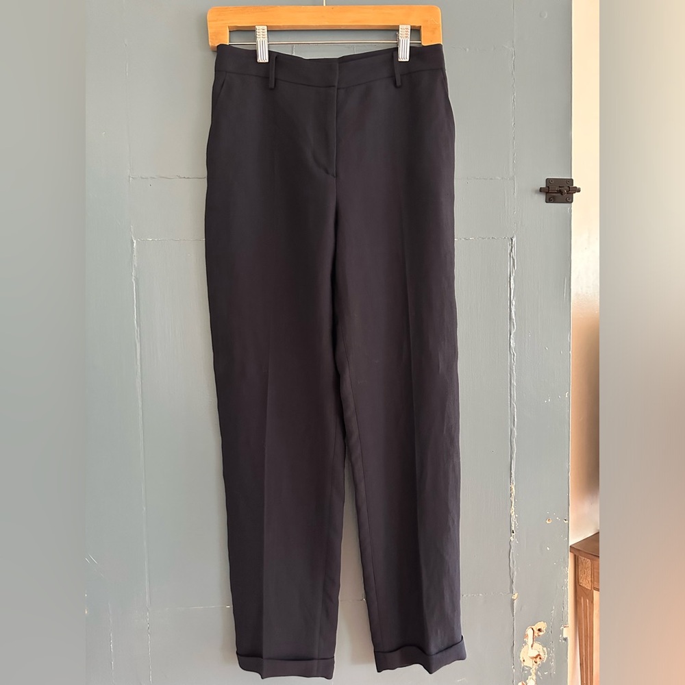 Antonelli Firenze trouser, navy blue, size 38. Made in Italy, NWT